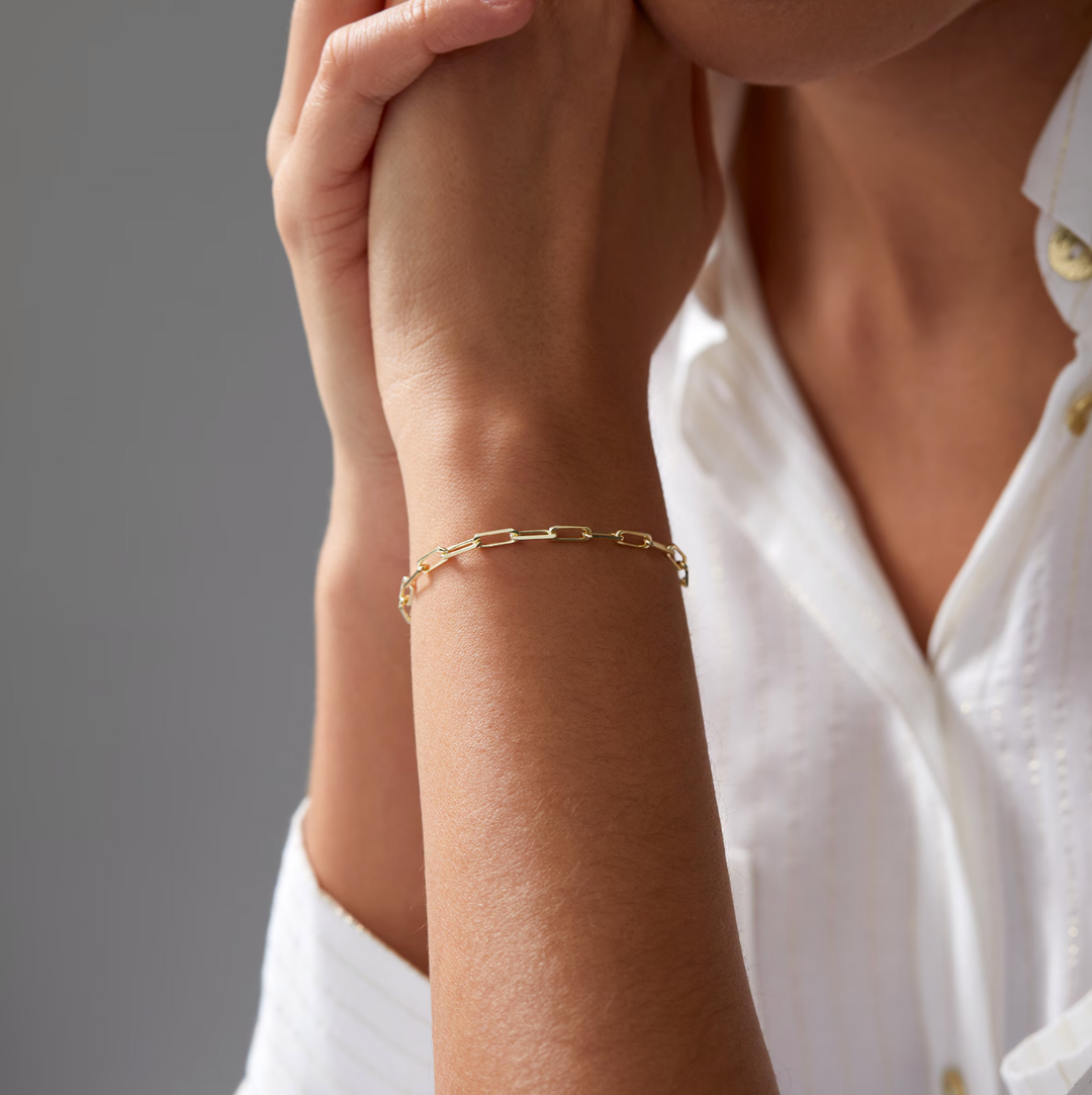 Bracelet en Chaîne Paperclip Maui