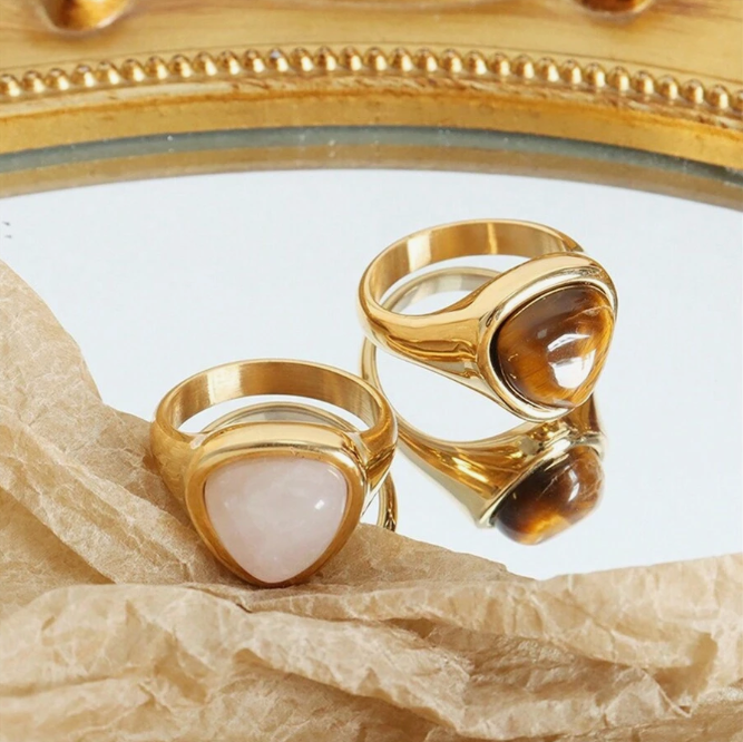 Bague audacieuse en pierre précieuse Alaula