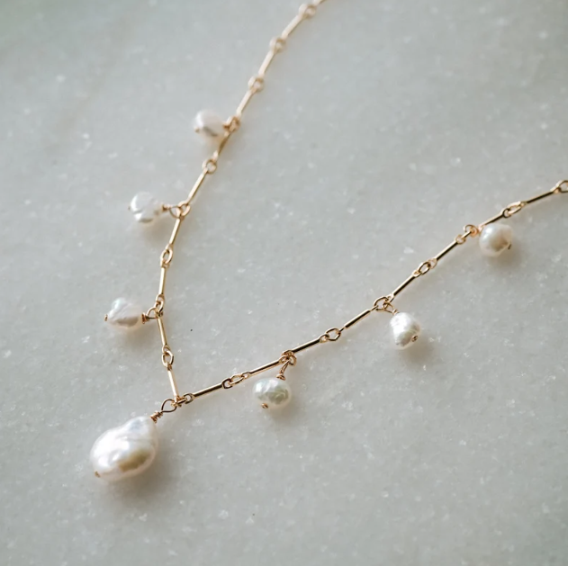 Collier de Perles Santorin