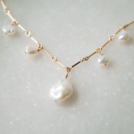 Collier de Perles Santorin