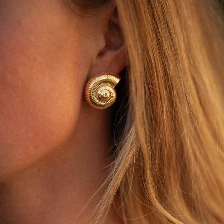 Boucles d'oreilles Coquillage Chunky
