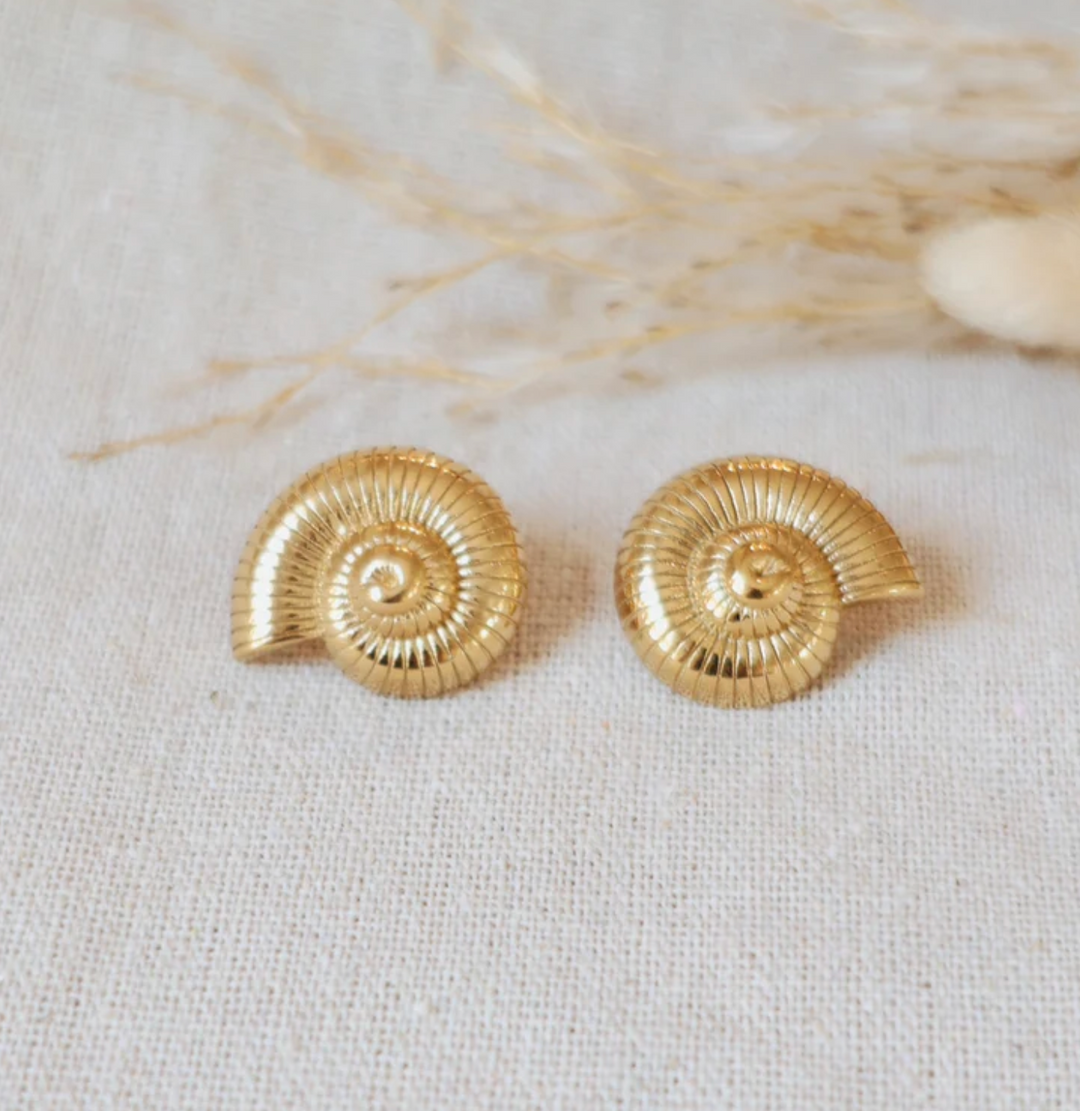 Boucles d'oreilles Coquillage Chunky