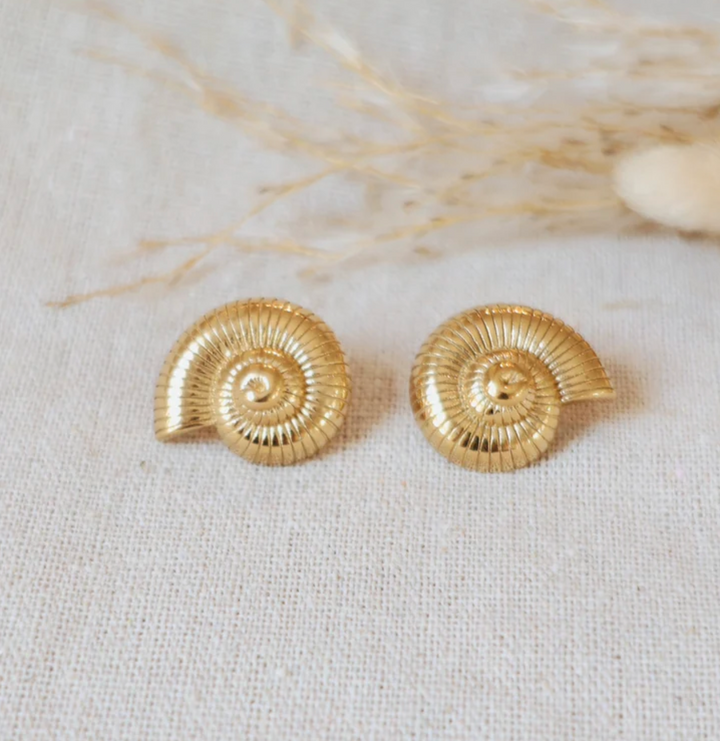 Boucles d'oreilles Coquillage Chunky