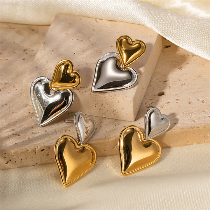 Boucles d'oreilles Mixie Heart