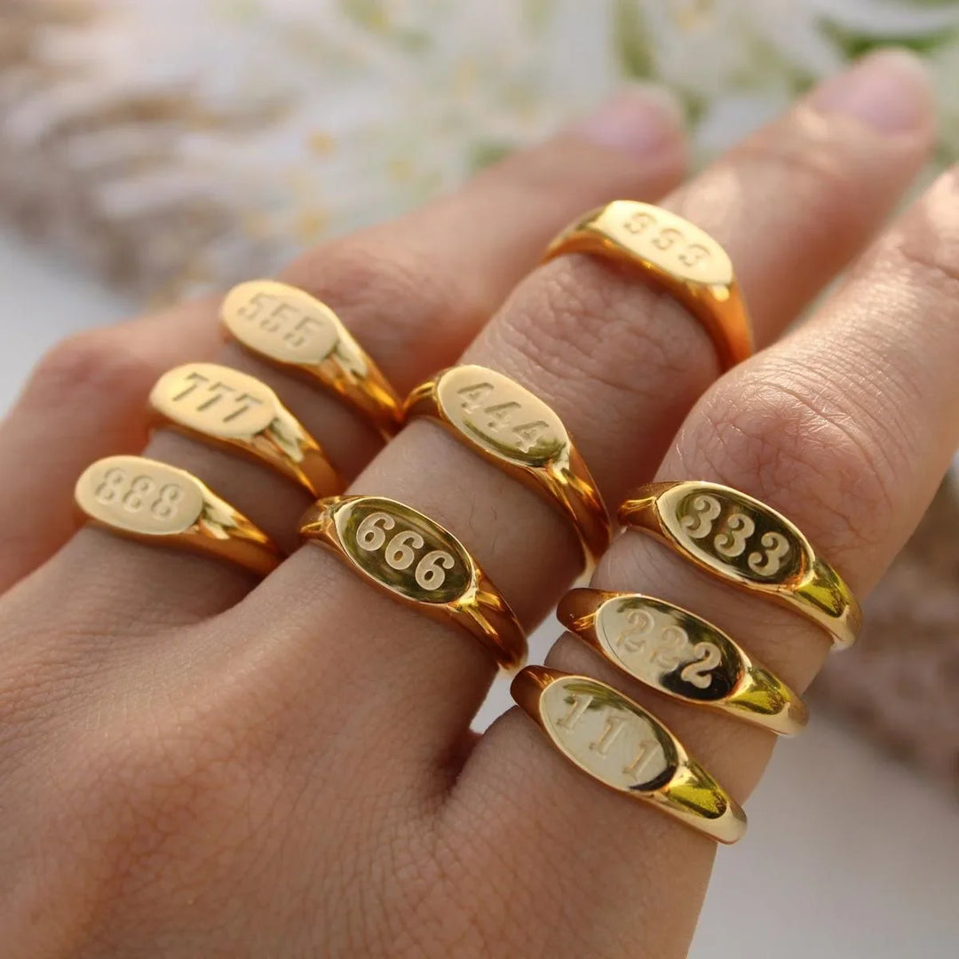 Bague Sceau Numéro Angélique Angelica®