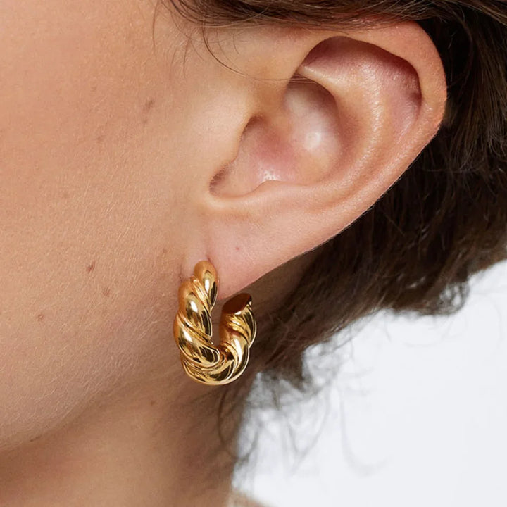 Boucles d'Oreilles Hoop Pâtisserie