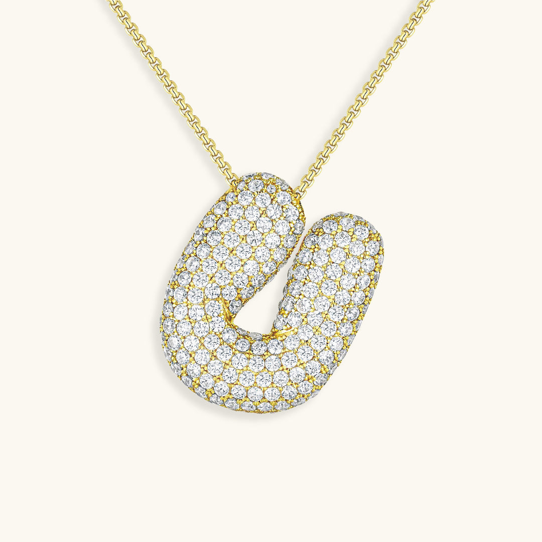 Collier Initiales Hailey Bubble