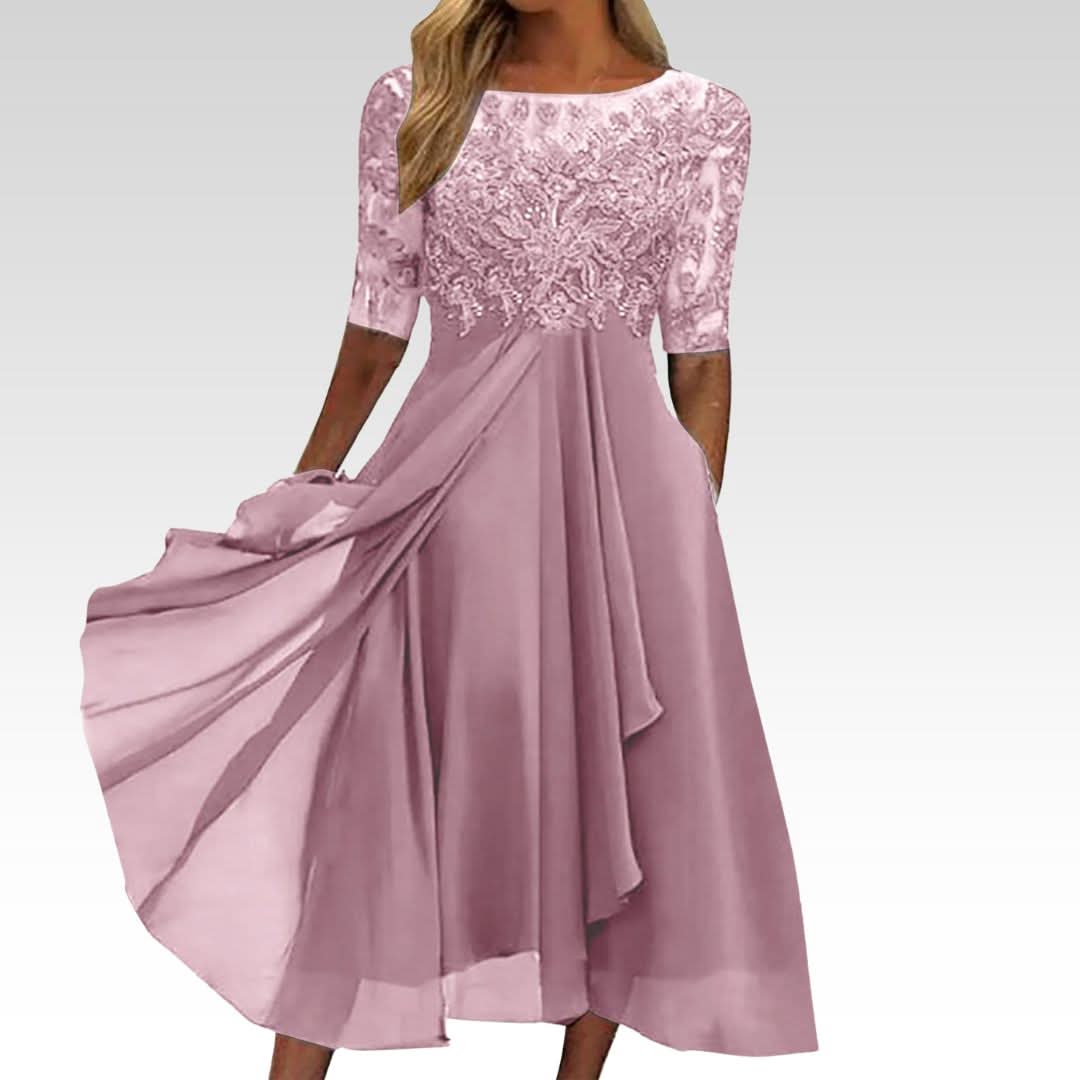 Luna | Celestial Grace Evening Dress