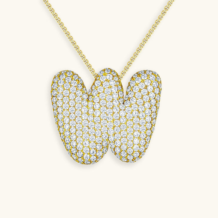 Collier Initiales Hailey Bubble