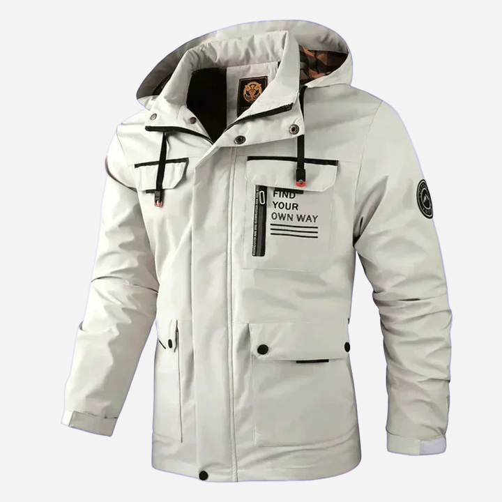 Adam™ - Veste d'extérieur confortable, coupe-vent et imperméable