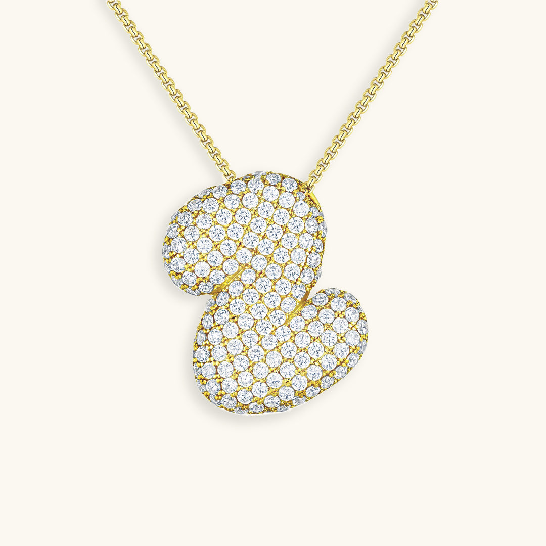 Collier Initiales Hailey Bubble