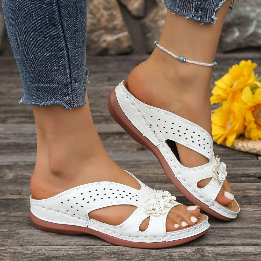 Carol | Floral Orthopedic Sandals