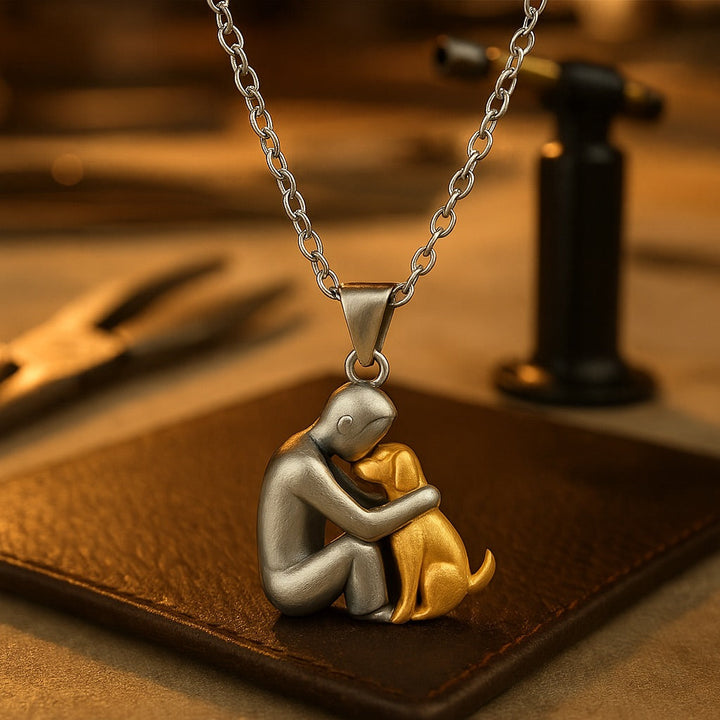 Collier Pendentif Étreinte