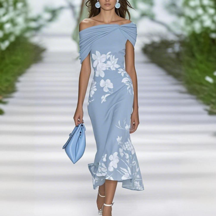 Carmen | Elegant Dress Fresh Orchid