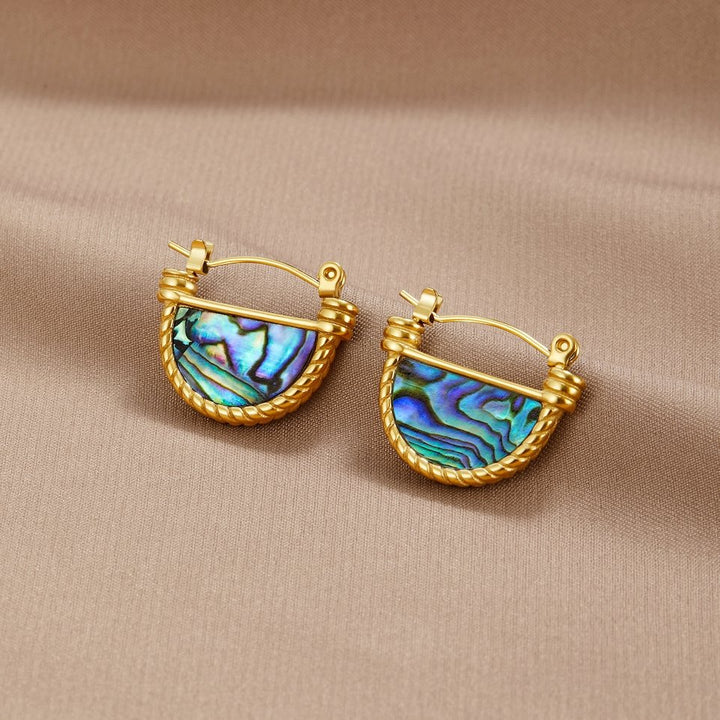 Collier en coquillage turquoise d'Amalfi
