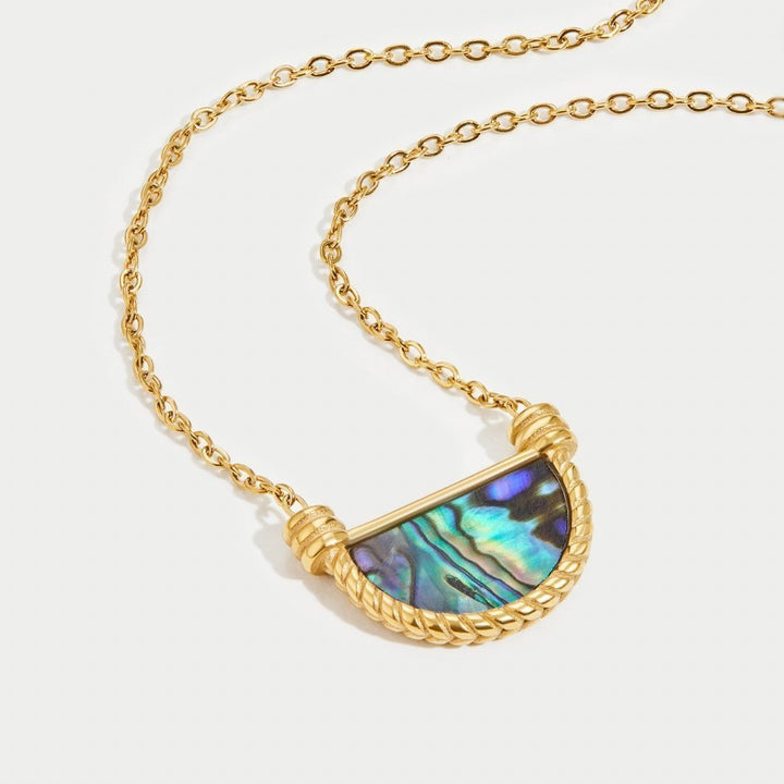 Collier en coquillage turquoise d'Amalfi