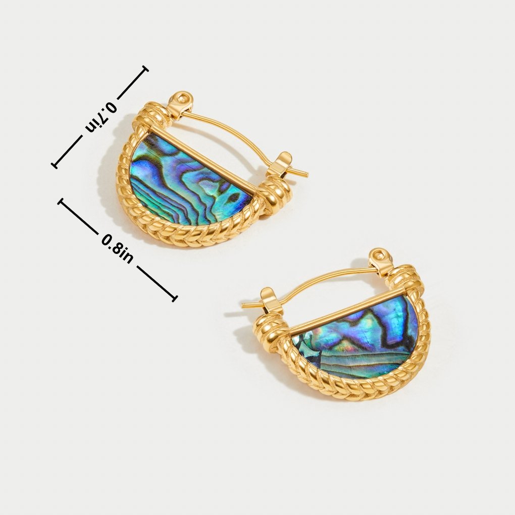 Collier en coquillage turquoise d'Amalfi
