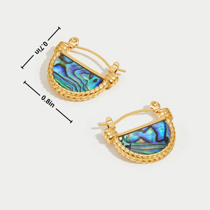 Collier en coquillage turquoise d'Amalfi