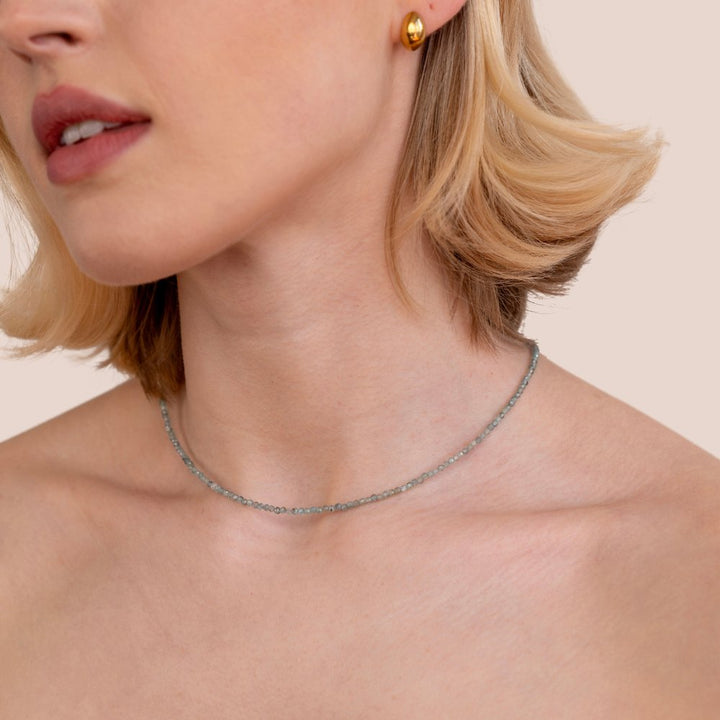 Collier de perles en apatite
