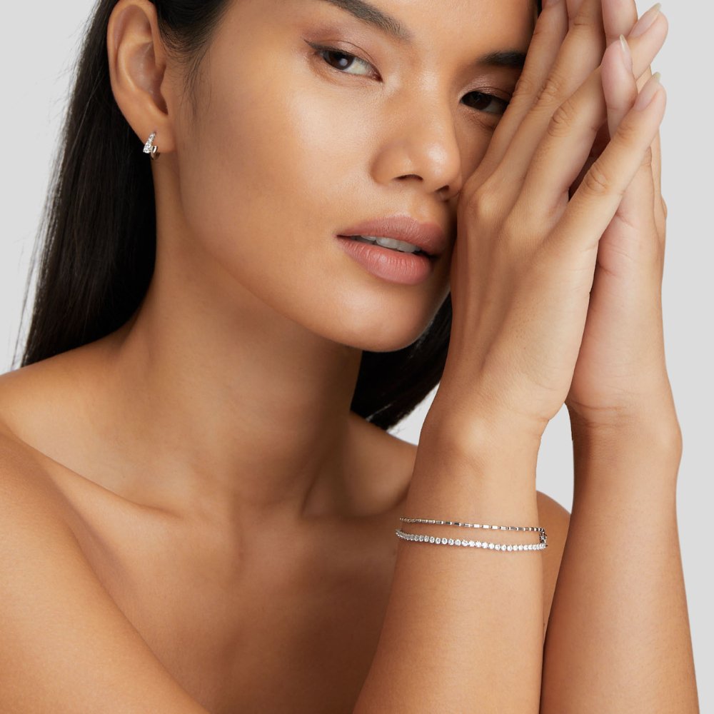Bracelet en argent Arelia Kristall