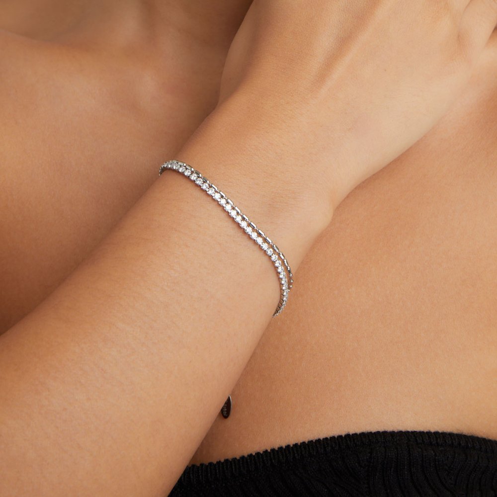 Bracelet en argent Arelia Kristall