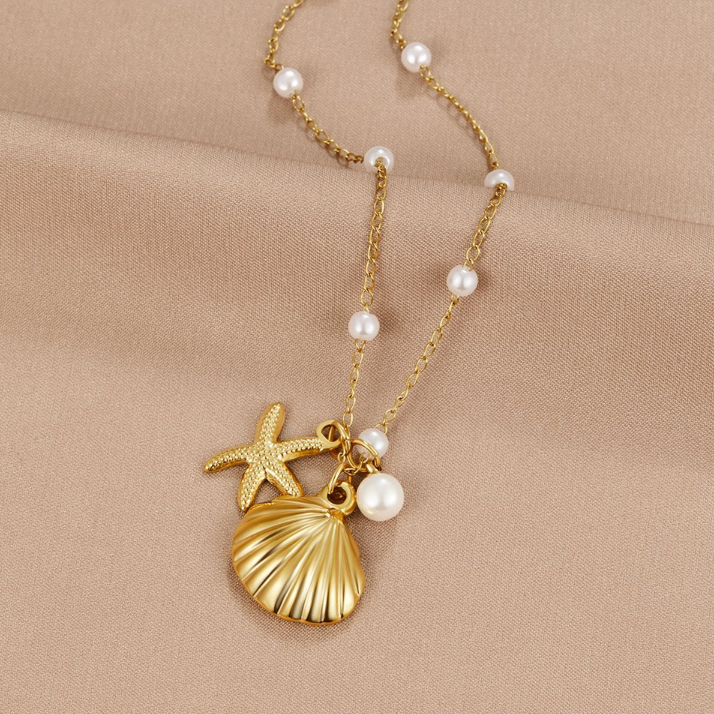 Collier Aria Shell Charm