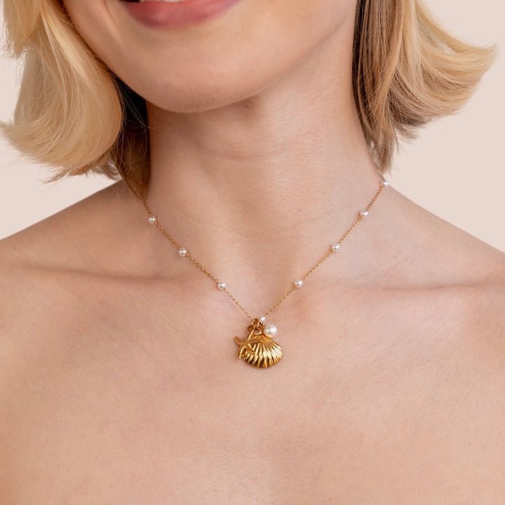Collier Aria Shell Charm