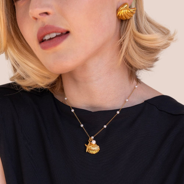 Collier Aria Shell Charm
