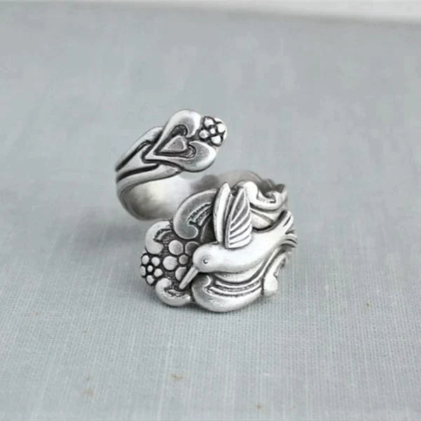 Bague Fleur Colibri