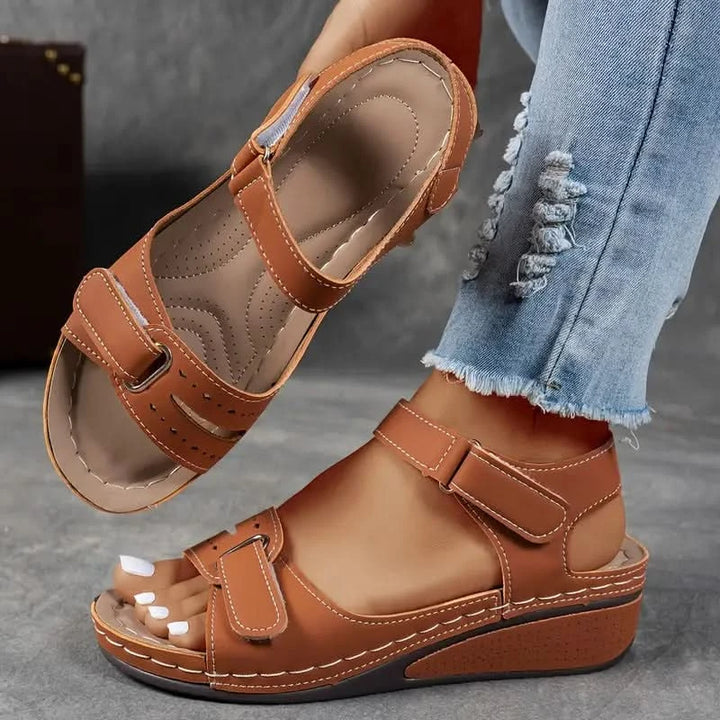 Morgane™ | Sandales orthopédiques à talons compensés
