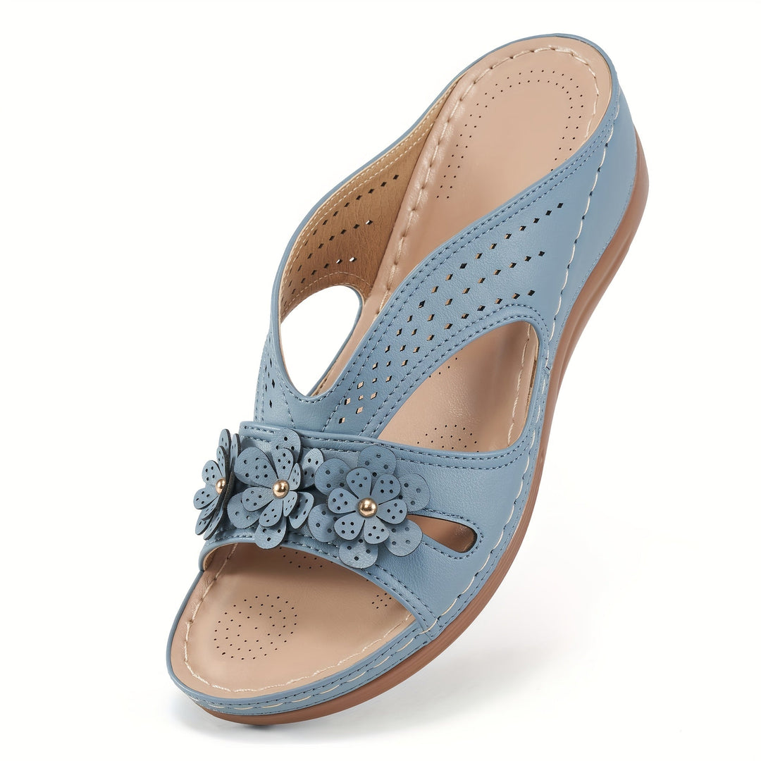 Carol | Floral Orthopedic Sandals