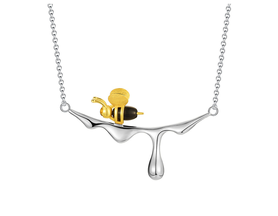 Collier Miel Coulant & Abeille