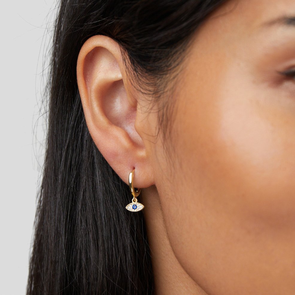 Boucles d'oreilles en gouttes d'yeux