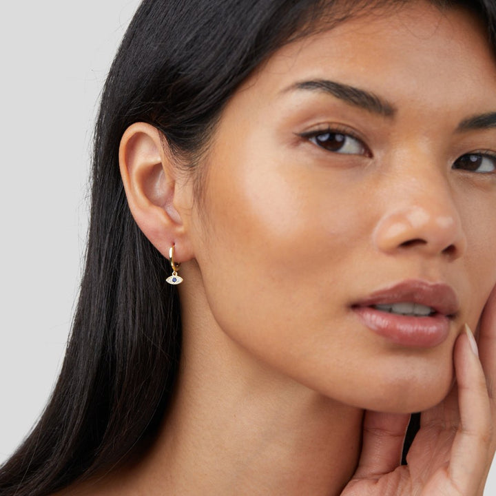 Boucles d'oreilles en gouttes d'yeux