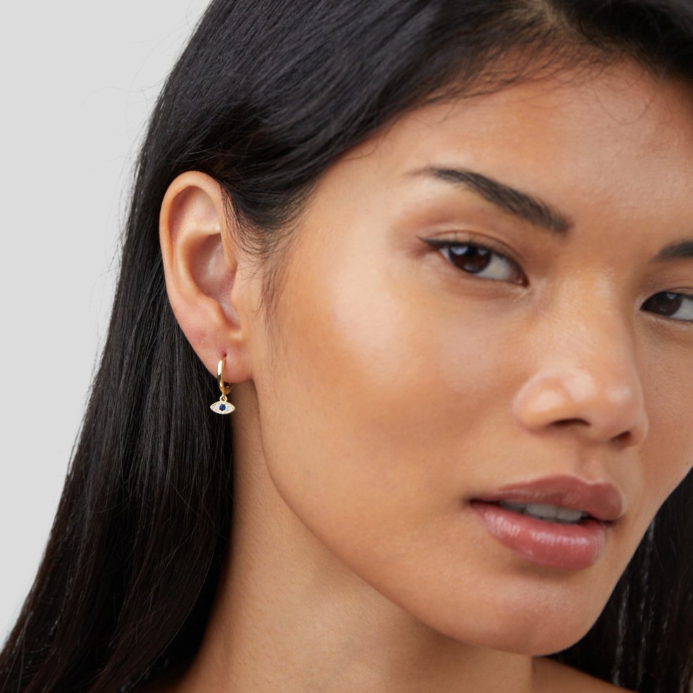 Boucles d'oreilles en gouttes d'yeux