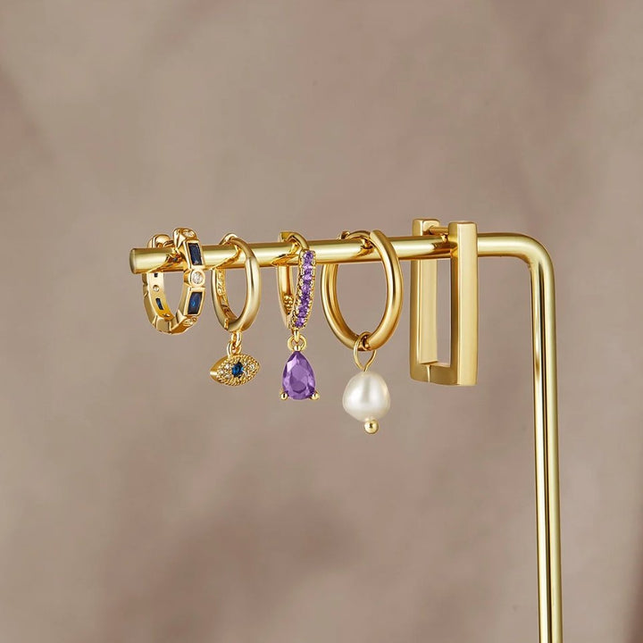 Boucles d'oreilles en gouttes d'yeux