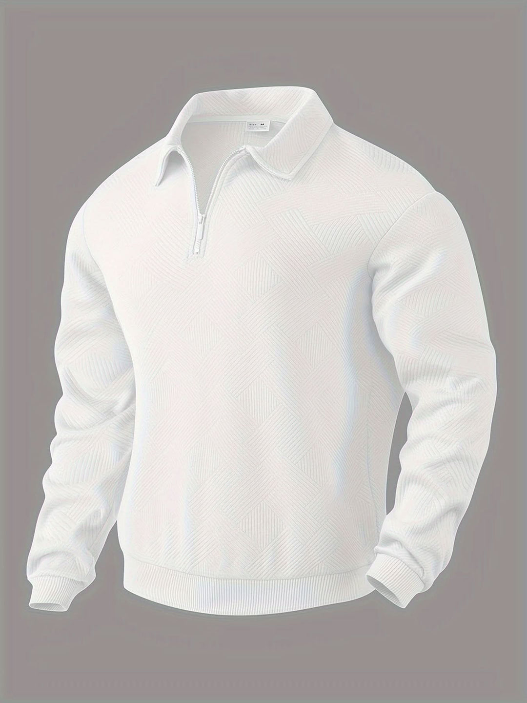 Morgan™ – Oliver Pull zippé vintage à motifs géométriques