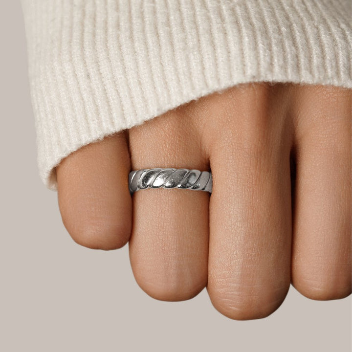 Bague en Argent Torsadée Calira