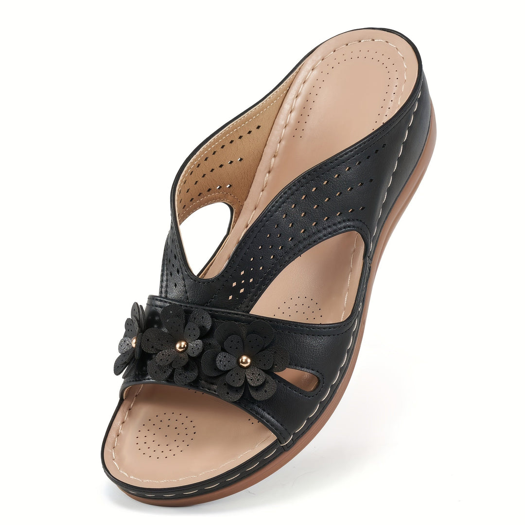 Carol | Floral Orthopedic Sandals