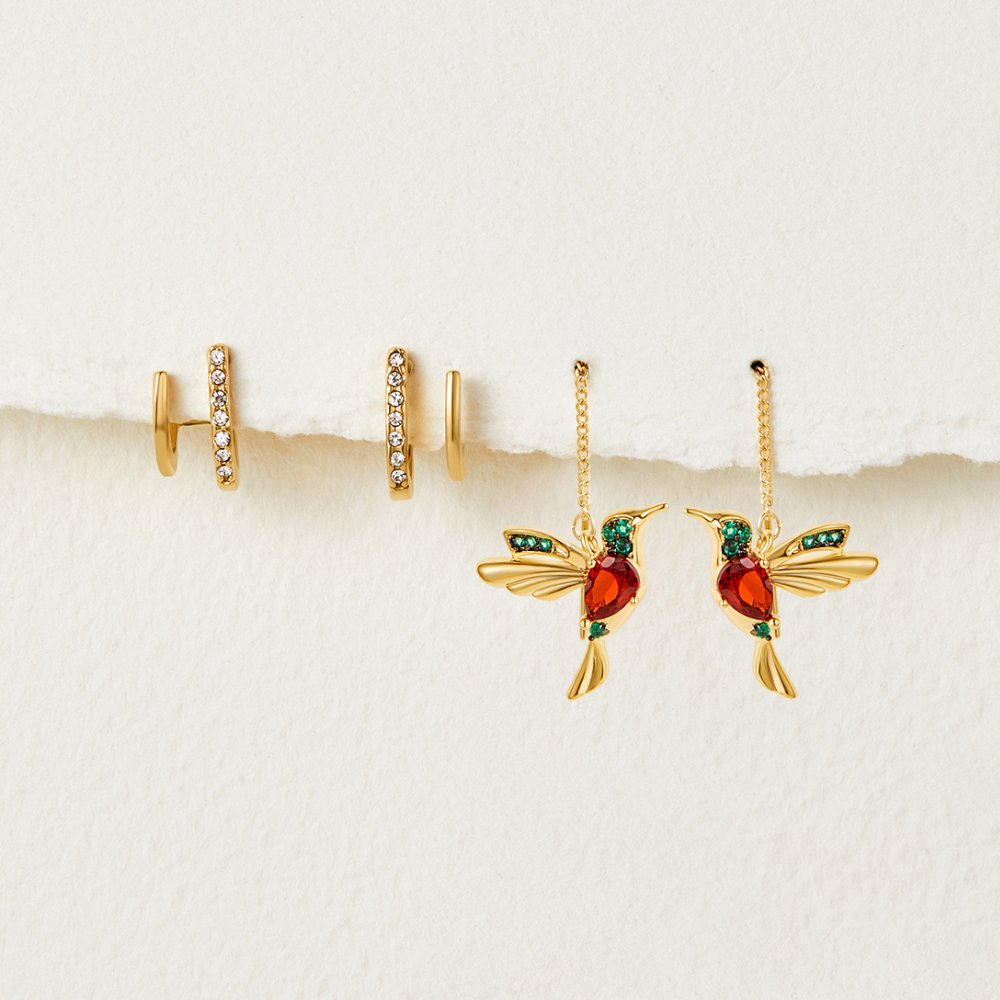 Boucles d'oreilles Colibri