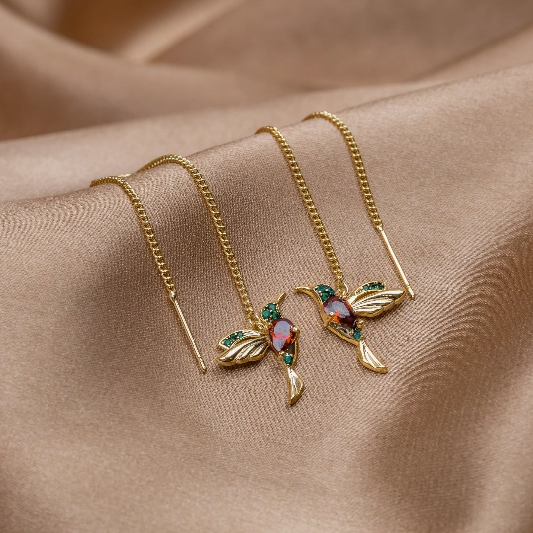 Boucles d'oreilles Colibri