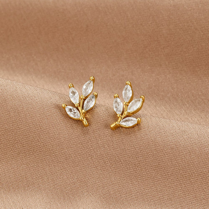 Boucles d'oreilles en forme de cristal