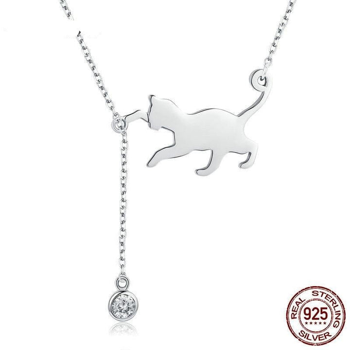 Pendentif en Chaîne de Chat Mignon