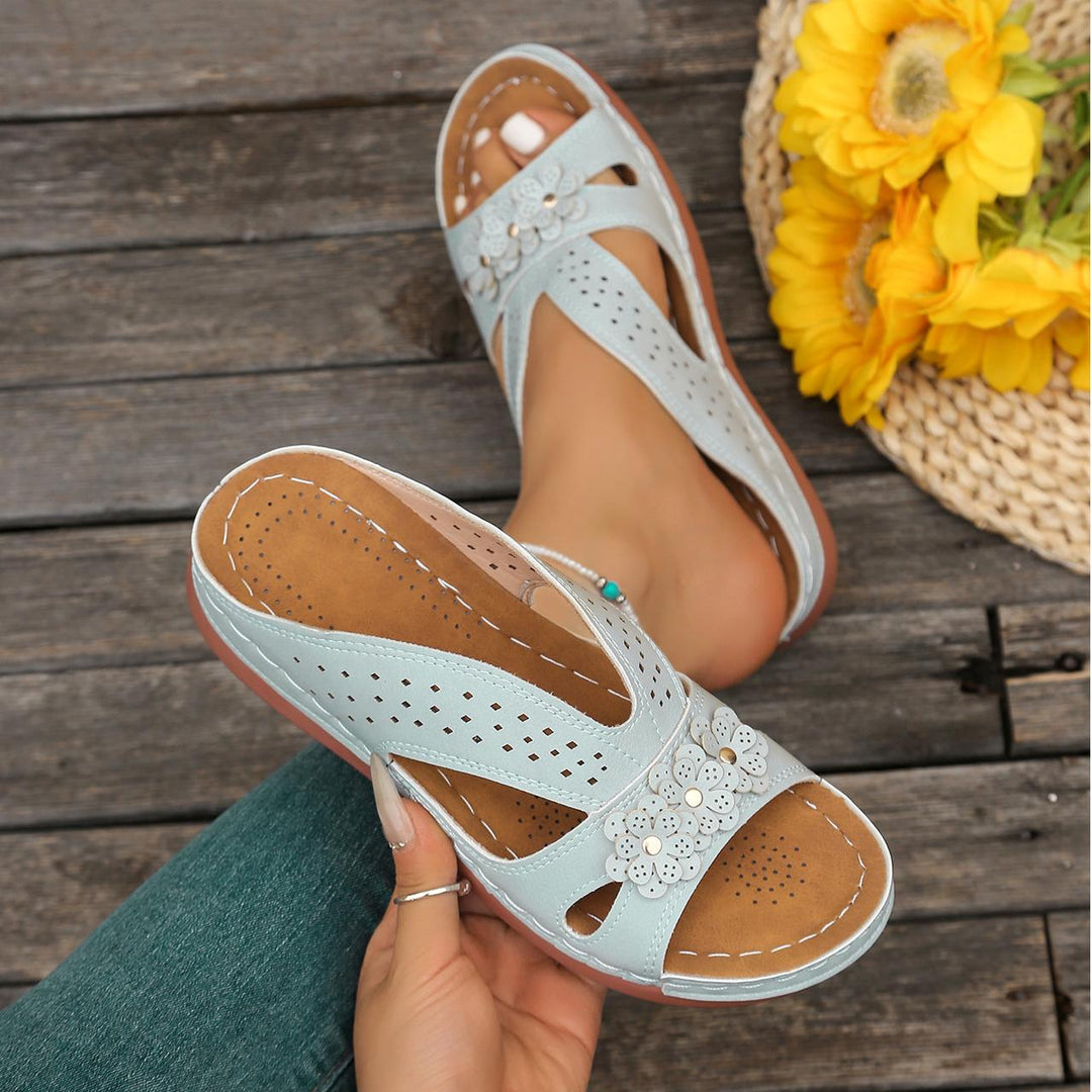 Carol | Floral Orthopedic Sandals