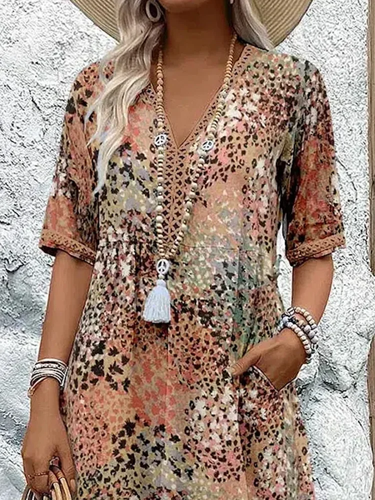 Jolene | Vibrant Midi Dress