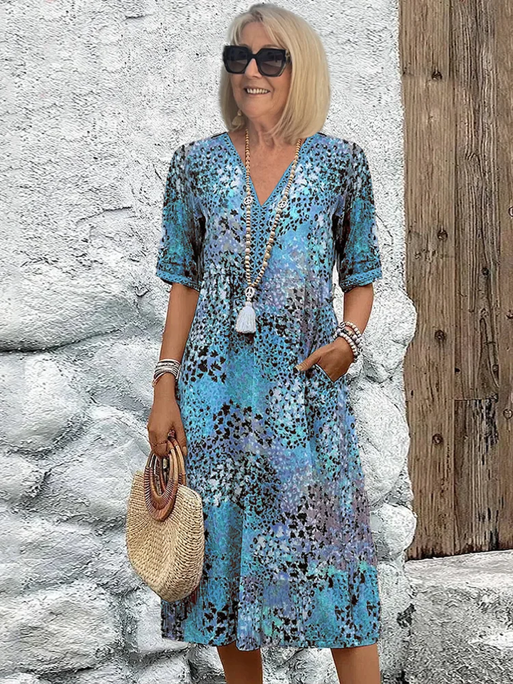 Jolene | Vibrant Midi Dress