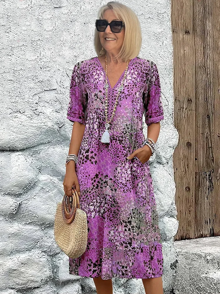 Jolene | Vibrant Midi Dress