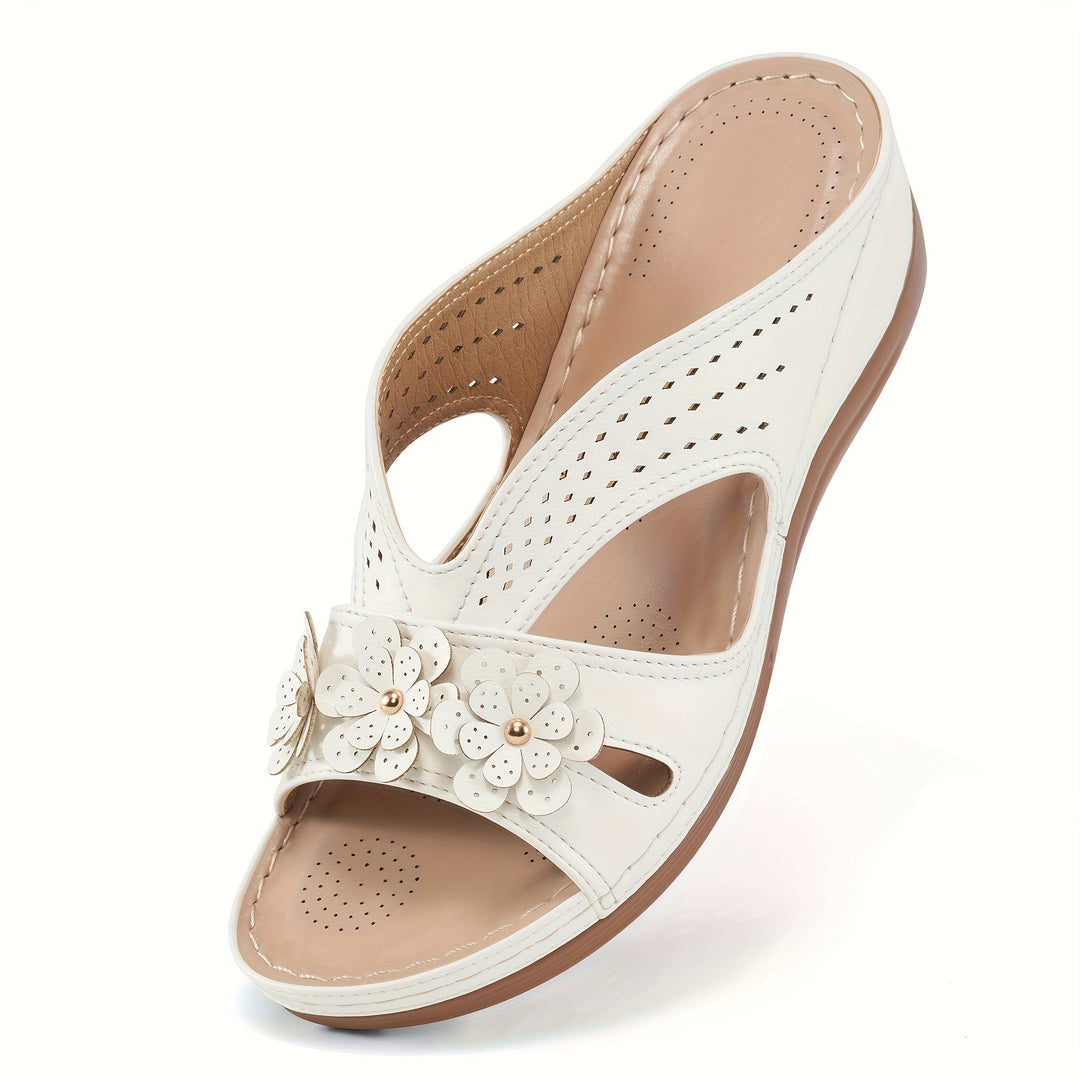 Carol | Floral Orthopedic Sandals