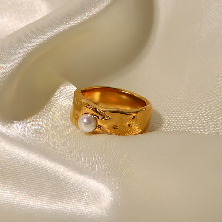 Bague en Perle Lava de Oro