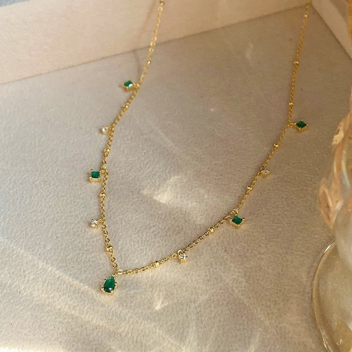 Collier en or Emily Kristall